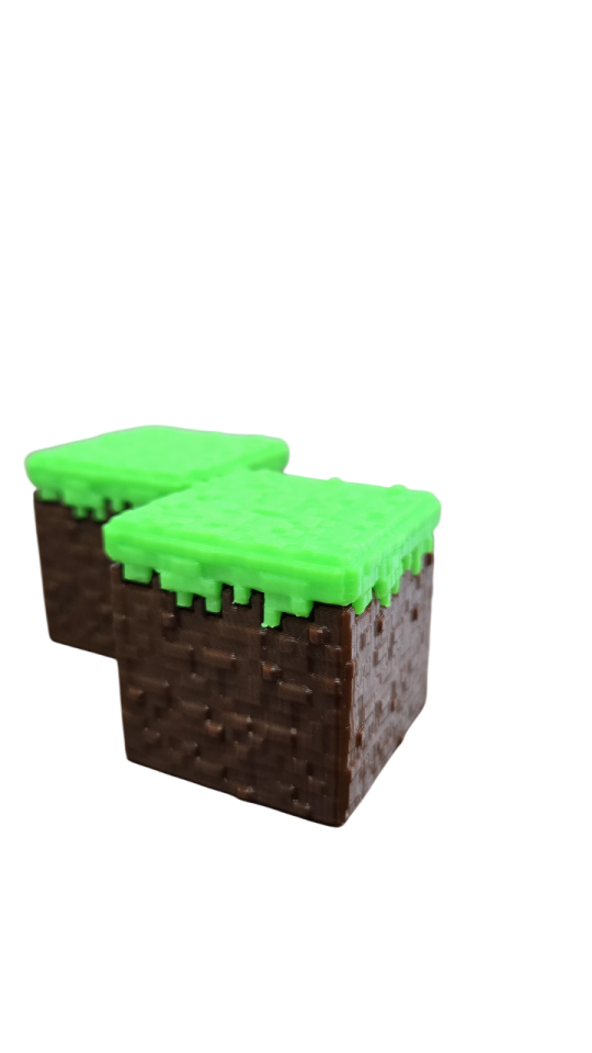 Minecraft Grass Block / 4*4*4cm