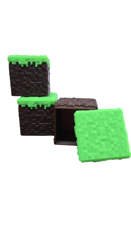 Minecraft Grass Block / 4*4*4cm
