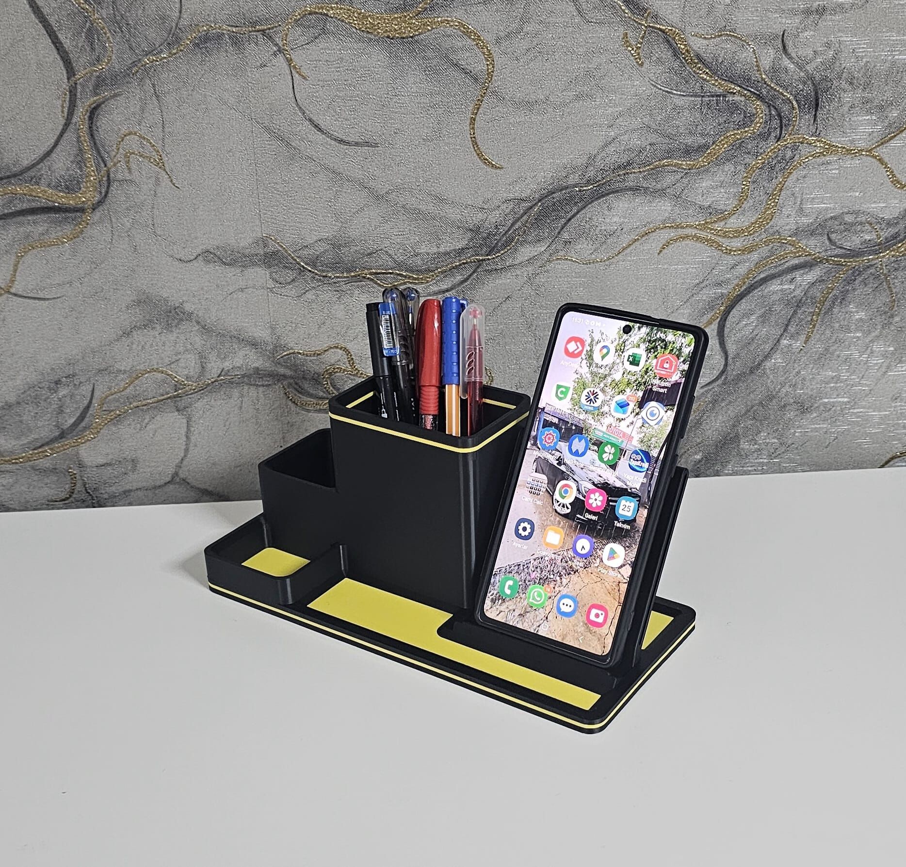 SIHIRBOX 3D MASA ORGANİZER + TLF TUTUCU