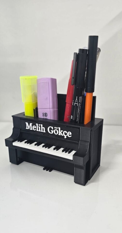 SIHIRBOX 3D DEKORATİF KALEMLİK (PİYANO)