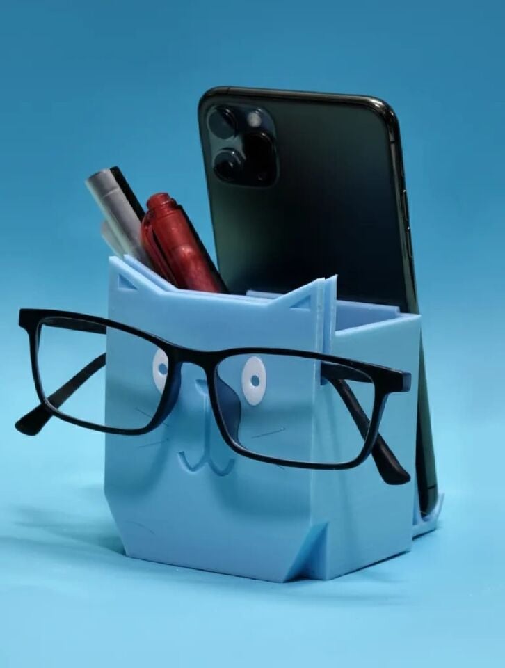 SIHIRBOX 3D KALEMLİK+TLF TUTUCU+GÖZLÜK STAND