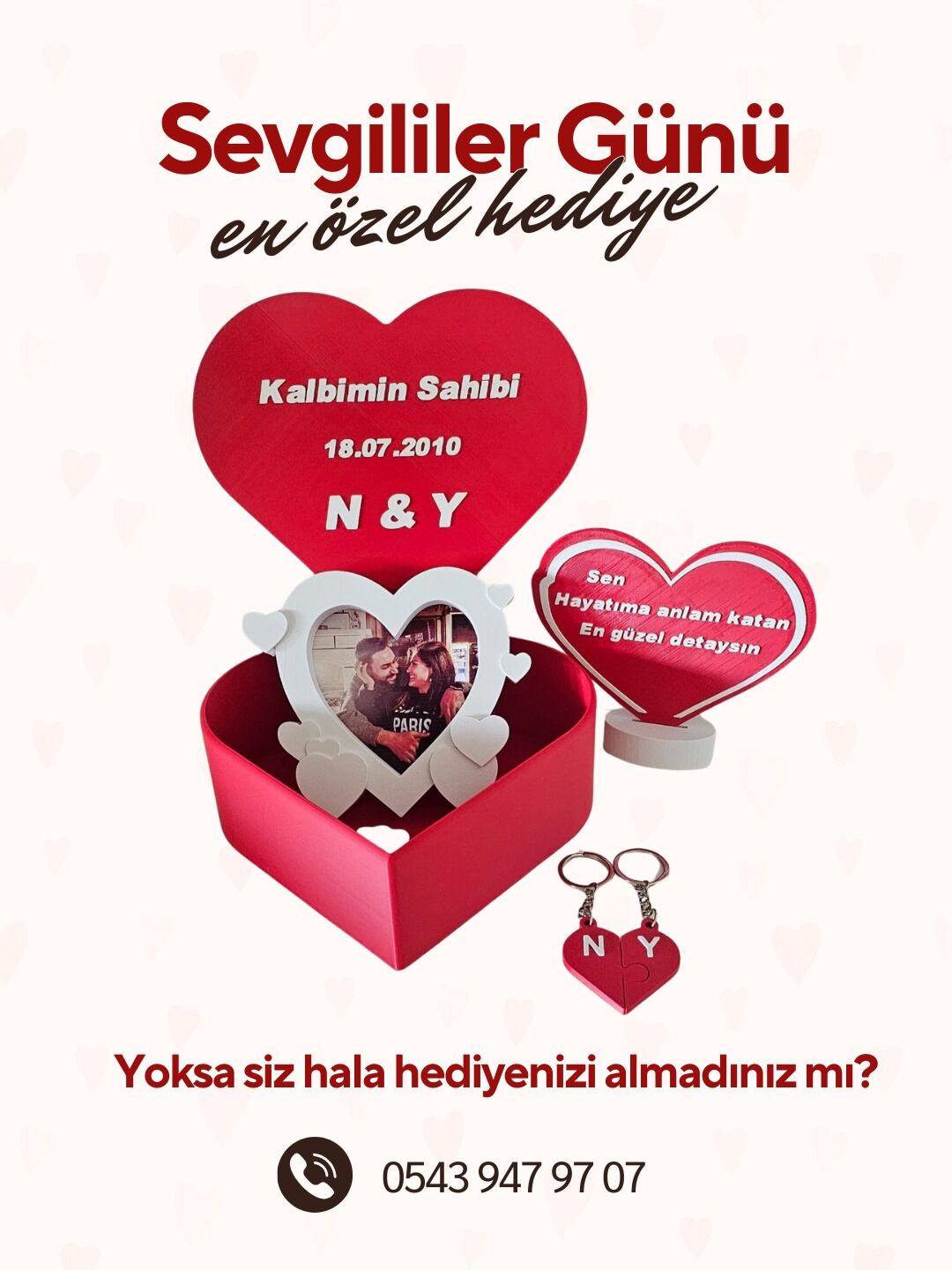 Sihirbox 3D Sevgililer Günü Hediye Paketi