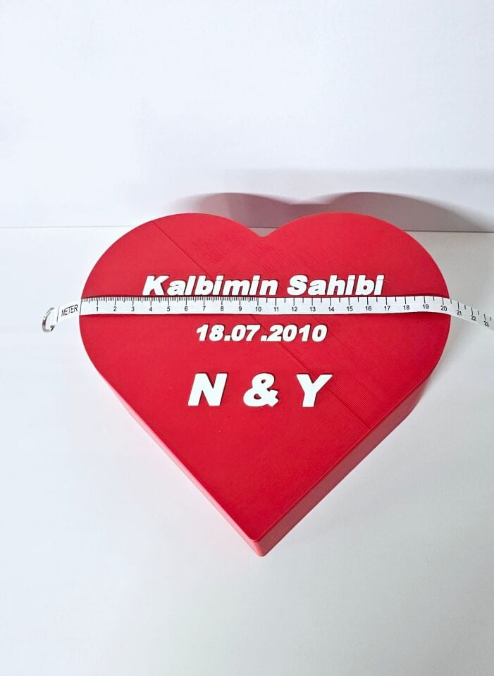 Sihirbox 3D Kalpli Hediye Kutusu