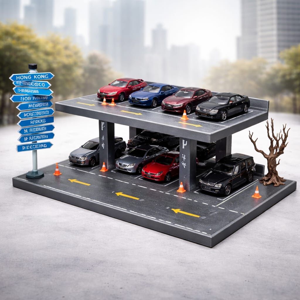 Sihirbox 3D Diorama Katlı Otopark
