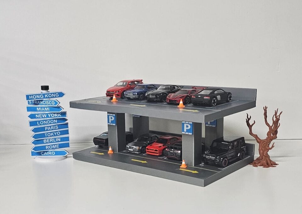 Sihirbox 3D Diorama Katlı Otopark
