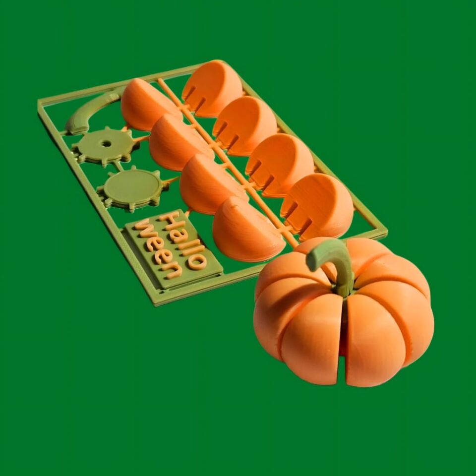 3D Puzzle ve Boyama Seti (Kabak)